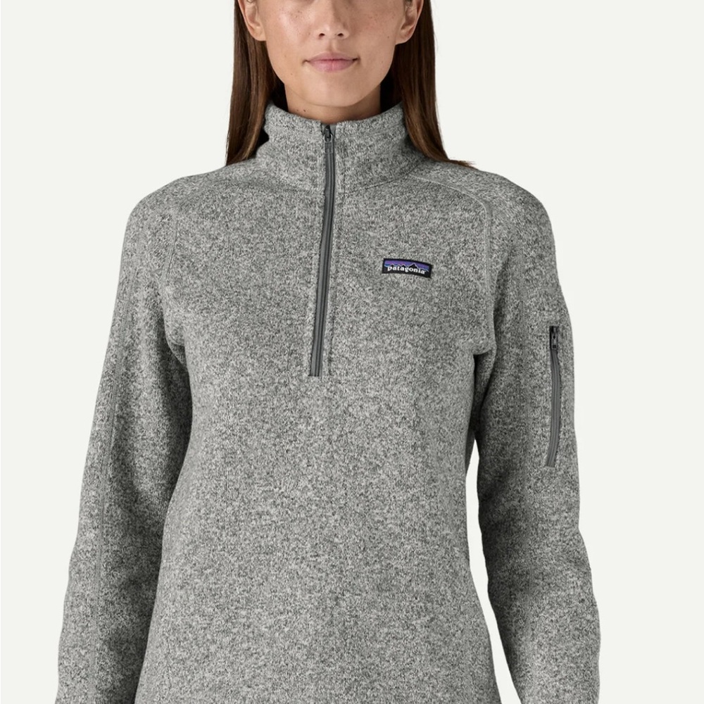 Patagonia Heathered Gray Fleece Pullover